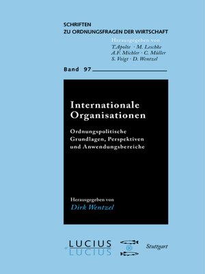cover image of Internationale Organisationen